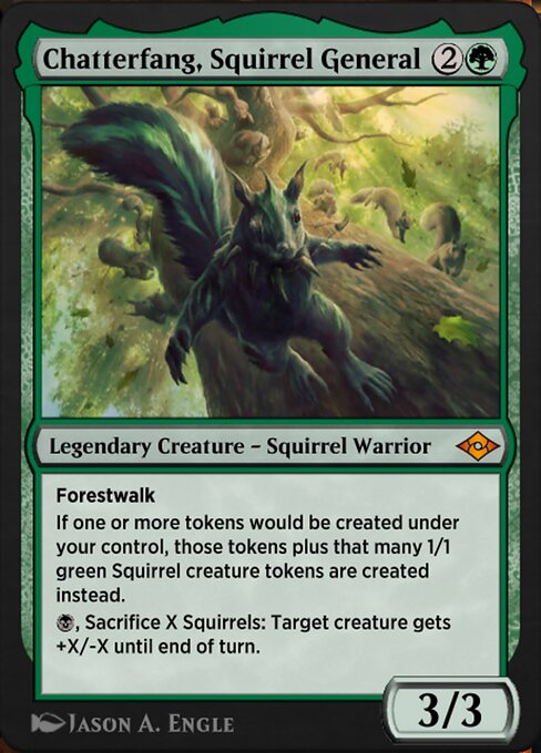 Chatterfang, Squirrel General — art by Jason A. Engle