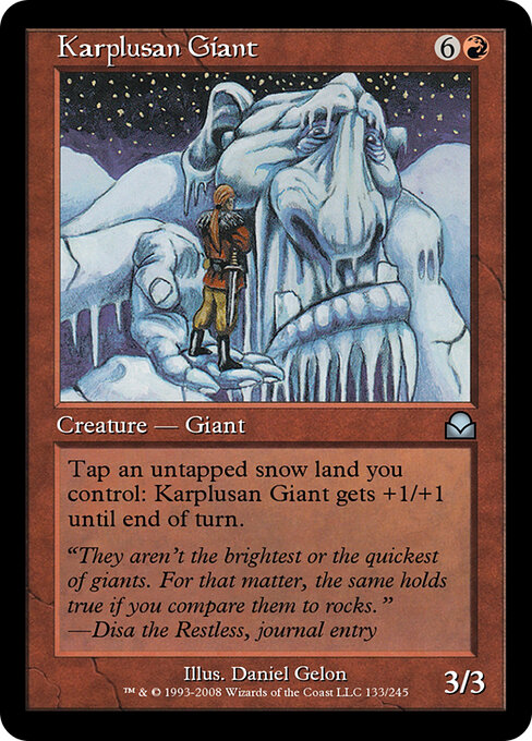Karplusan Giant — art by Daniel Gelon