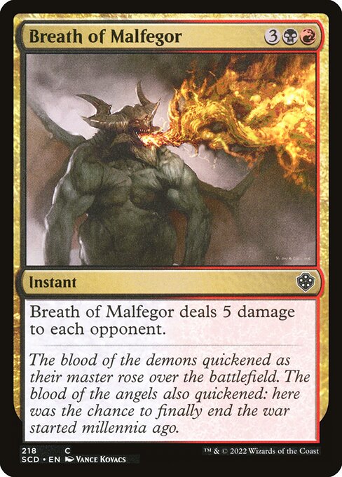 Breath of Malfegor — art by Vance Kovacs