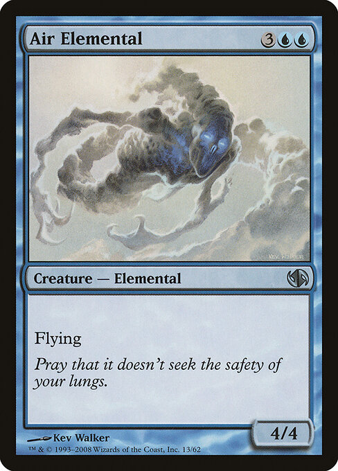 Air Elemental — art by Kev Walker