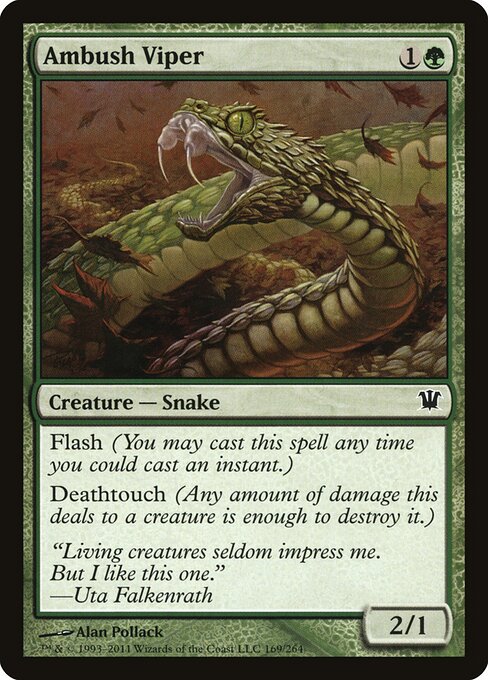 Ambush Viper — art by Alan Pollack