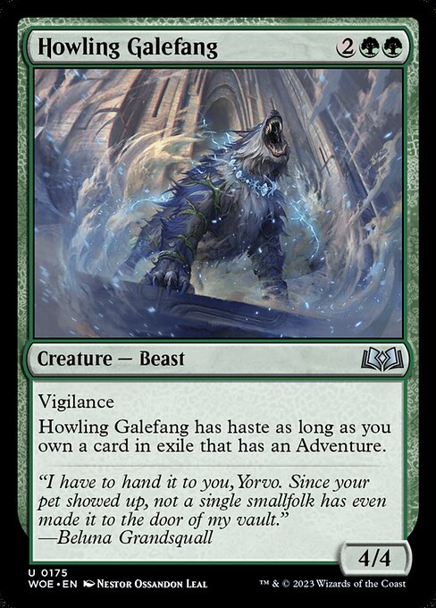Howling Galefang — art by Néstor Ossandón Leal