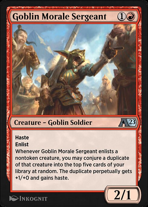 Goblin Morale Sergeant — art by Inkognit