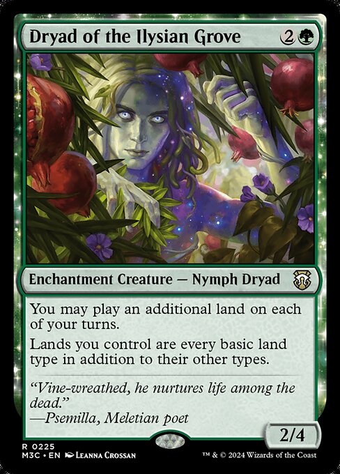 Dryad of the Ilysian Grove — art by Leanna Crossan