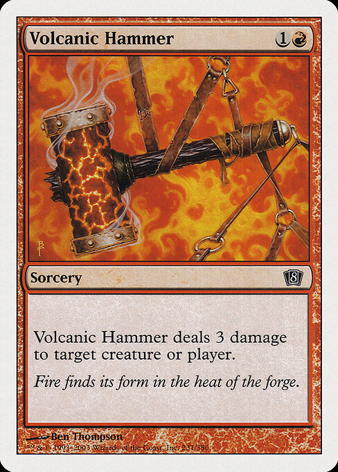 Volcanic Hammer — art by Ben Thompson
