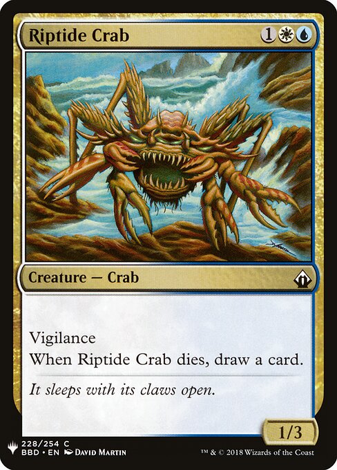 Riptide Crab — art by David Martin