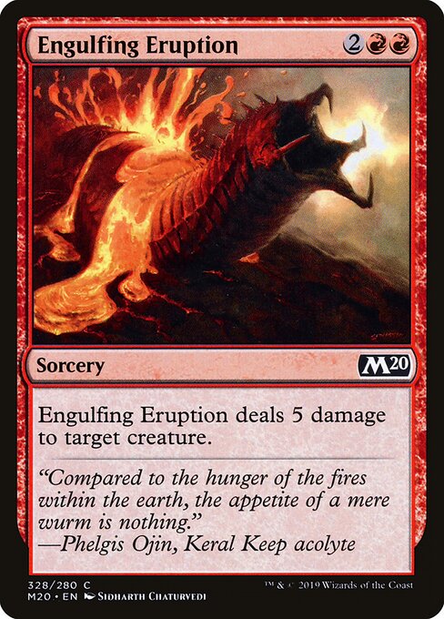 Engulfing Eruption — art by Sidharth Chaturvedi