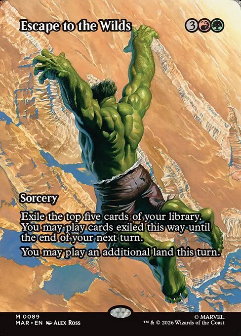 Escape to the Wilds — art by Alex Ross