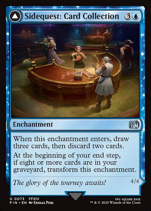 Sidequest: Card Collection // Magicked Card — art by Erikas Perl