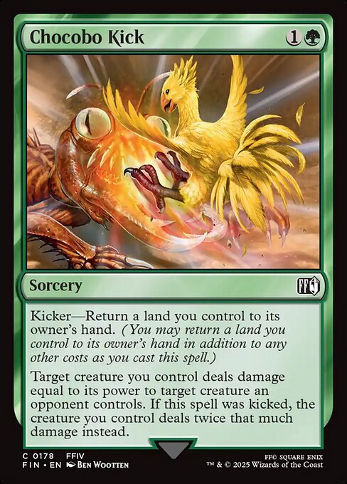 Chocobo Kick — art by Ben Wootten