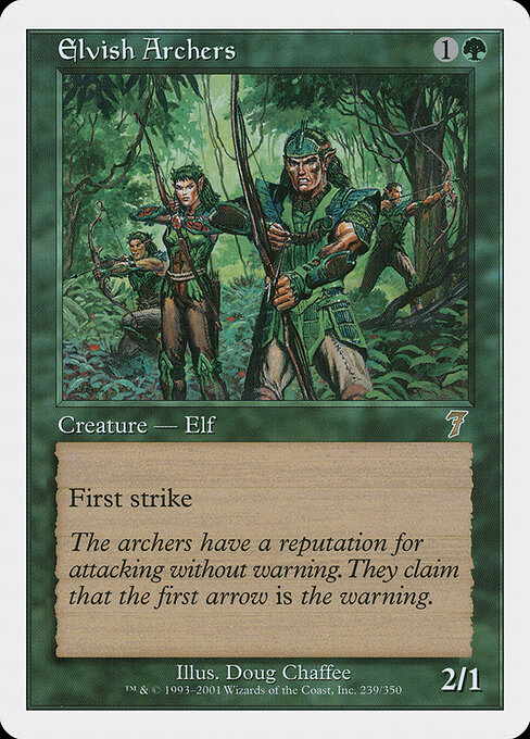 Elvish Archers — art by Doug Chaffee