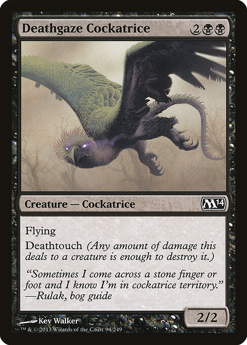 Deathgaze Cockatrice — art by Kev Walker
