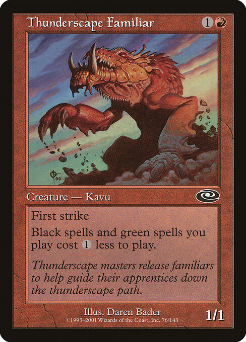 Thunderscape Familiar — art by Daren Bader