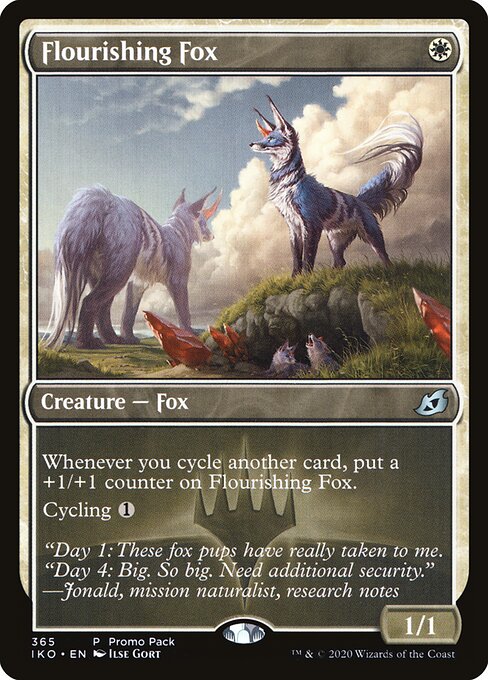 Flourishing Fox — art by Ilse Gort