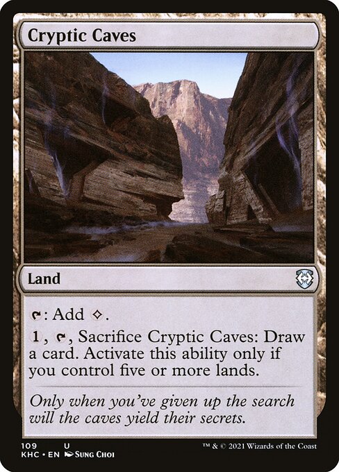 Cryptic Caves — art by Sung Choi
