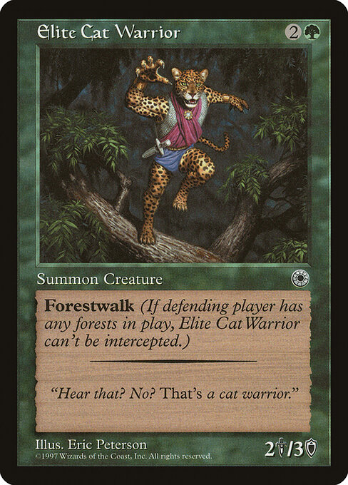 Elite Cat Warrior — art by Eric Peterson