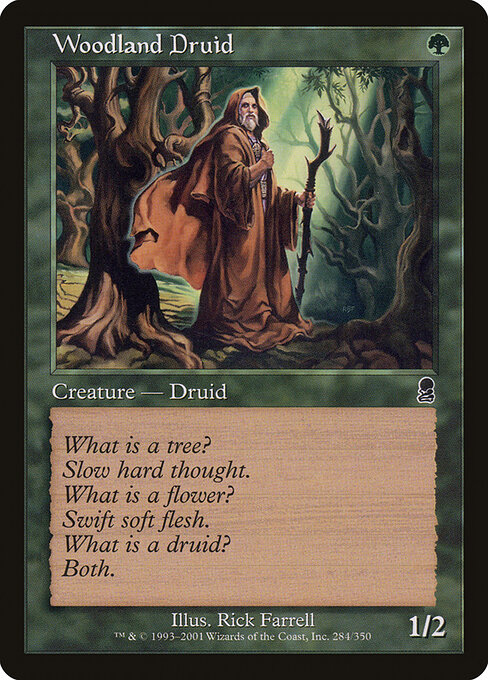 Woodland Druid — art by Rick Farrell