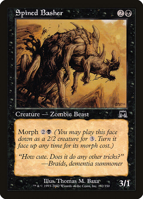 Spined Basher — art by Thomas M. Baxa
