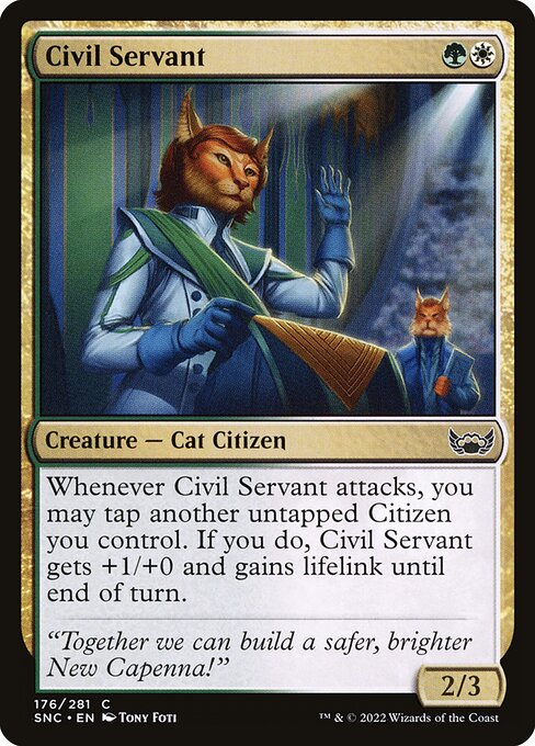 Civil Servant — art by Tony Foti
