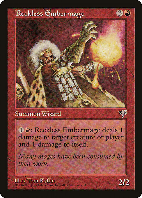 Reckless Embermage — art by Tom Kyffin