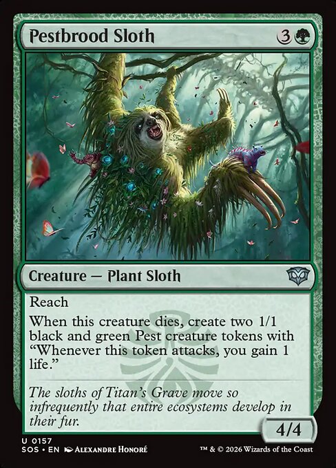 Pestbrood Sloth — art by Alexandre Honoré