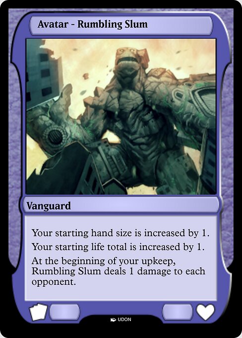 Rumbling Slum Avatar — art by UDON