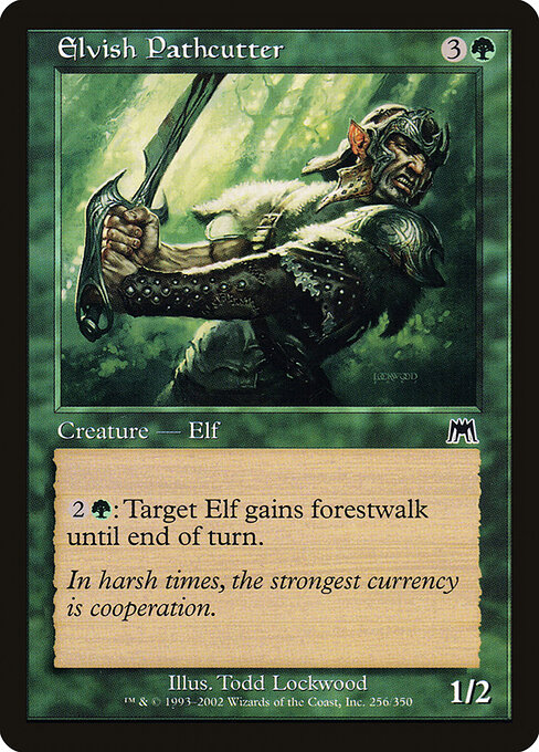 Elvish Pathcutter — art by Todd Lockwood
