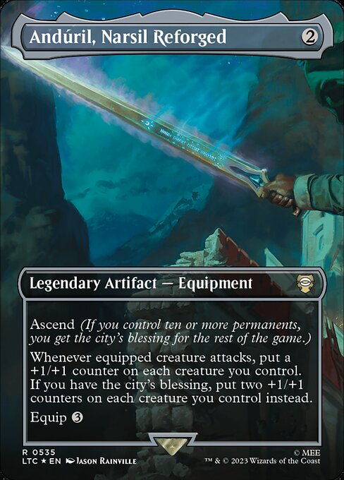 Andúril, Narsil Reforged — art by Jason Rainville