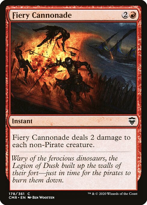 Fiery Cannonade — art by Ben Wootten