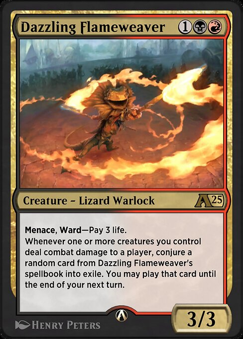 Dazzling Flameweaver — art by Henry Peters