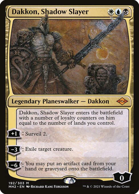Dakkon, Shadow Slayer — art by Richard Kane Ferguson