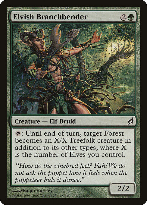 Elvish Branchbender — art by Ralph Horsley