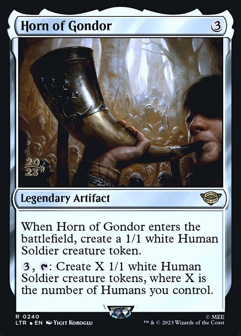 Horn of Gondor — art by Yigit Koroglu