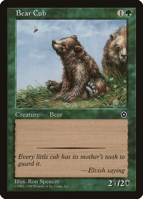 Bear Cub — art by Ron Spencer