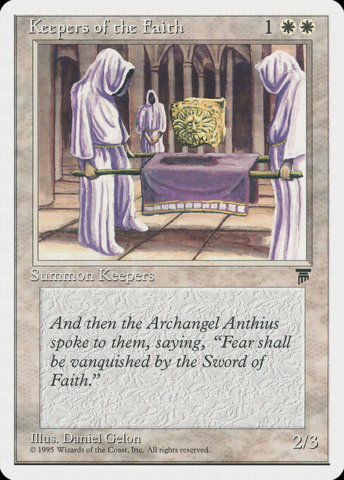 Keepers of the Faith — art by Daniel Gelon