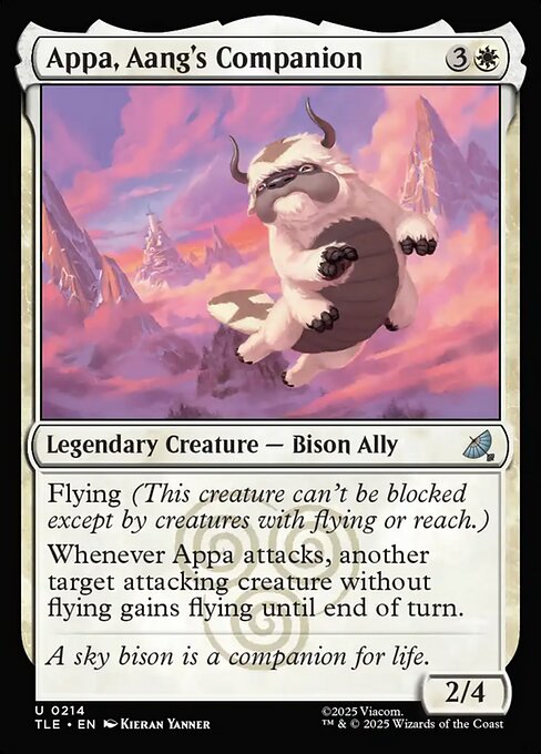 Appa, Aang's Companion — art by Kieran Yanner