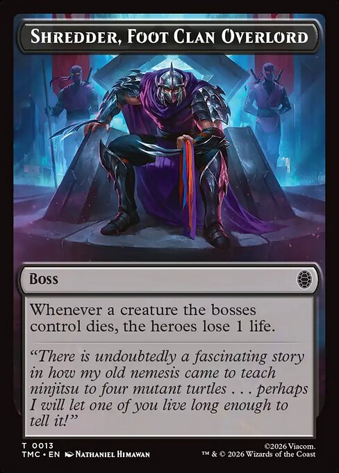 Shredder, Foot Clan Overlord — art by Nathaniel Himawan