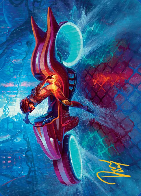 Chandra, Spark Hunter // Chandra, Spark Hunter — art by Devin Elle Kurtz