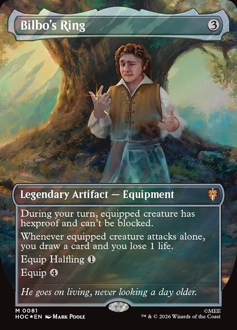 Bilbo's Ring — art by Mark Poole