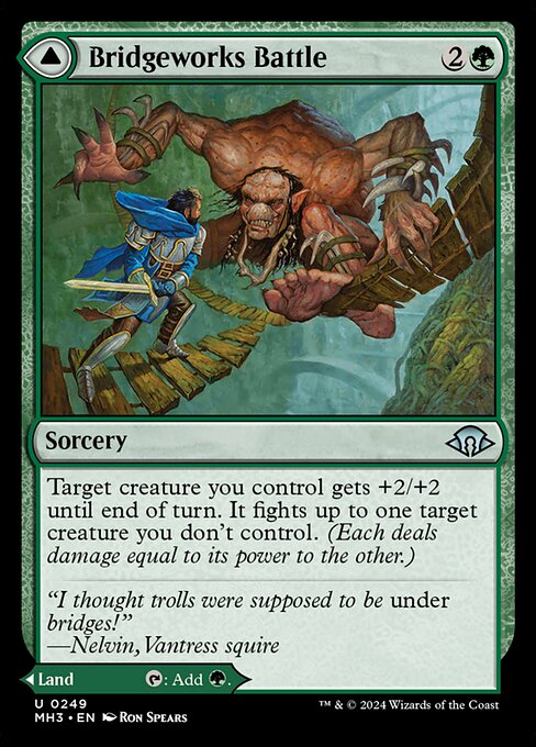 Bridgeworks Battle // Tanglespan Bridgeworks — art by Ron Spears