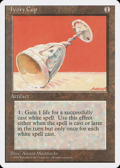 Ivory Cup — art by Anson Maddocks