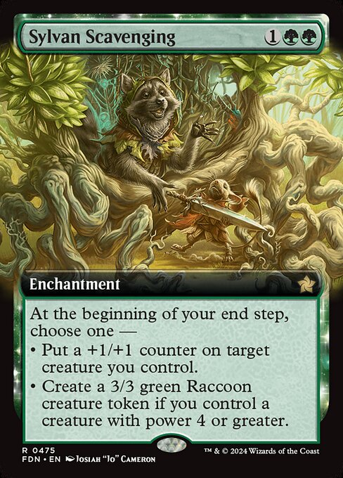 Sylvan Scavenging — art by Josiah "Jo" Cameron