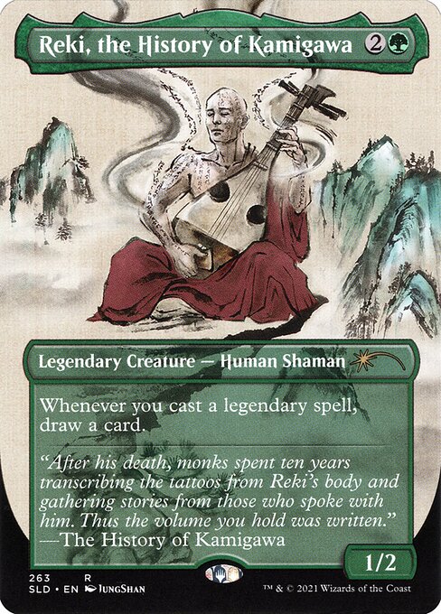 Reki, the History of Kamigawa — art by JungShan