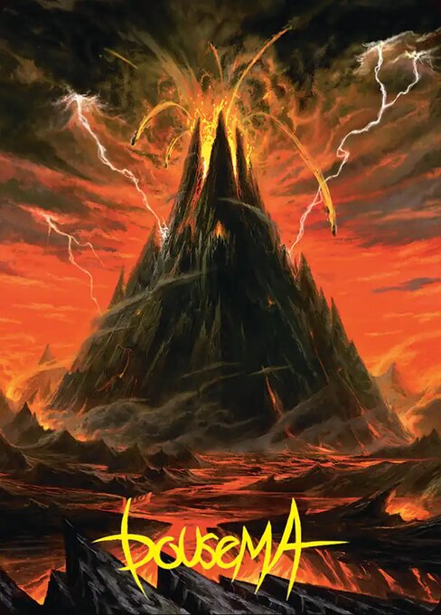 Mount Doom // Mount Doom — art by James Bousema
