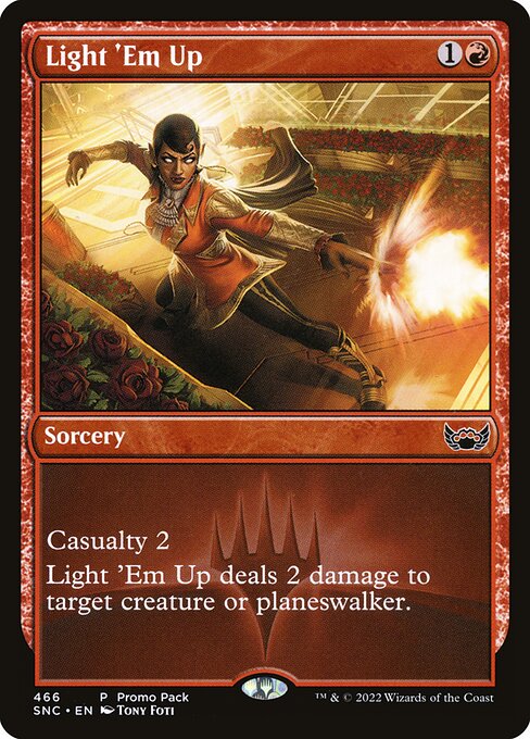 Light 'Em Up — art by Tony Foti