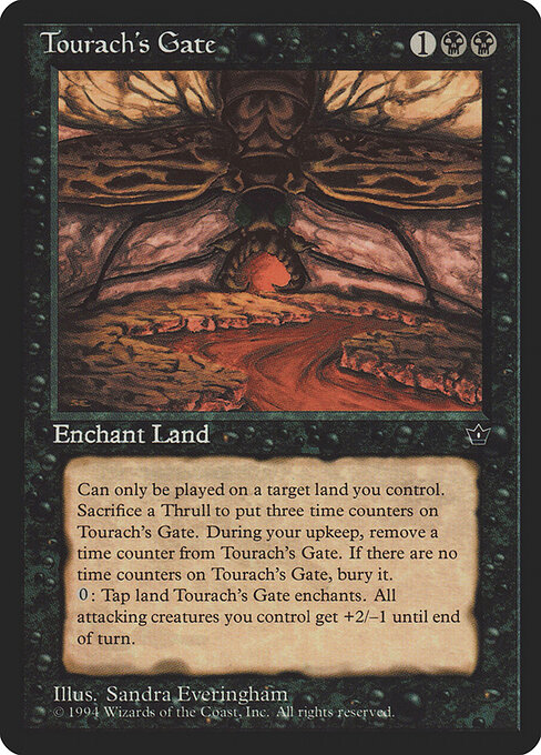 Tourach's Gate — art by Sandra Everingham