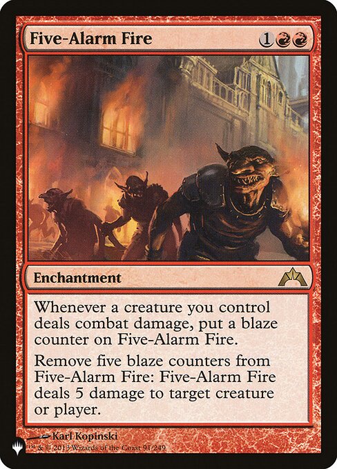 Five-Alarm Fire — art by Karl Kopinski