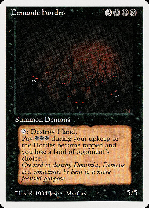 Demonic Hordes — art by Jesper Myrfors