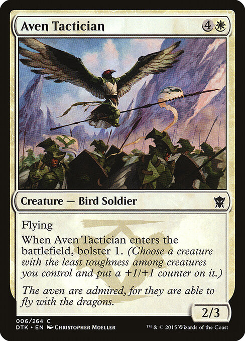 Aven Tactician — art by Christopher Moeller