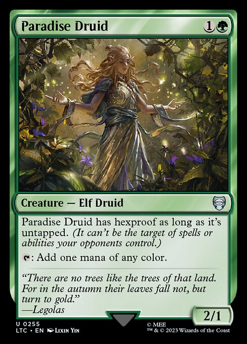 Paradise Druid — art by Lixin Yin